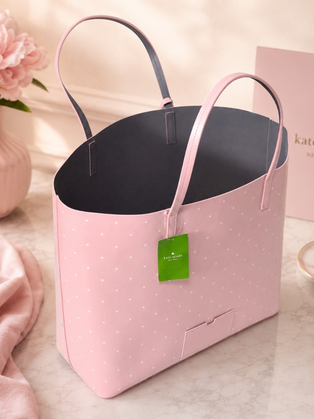Retired Kate Spade New York “Who Me?” owl tote with Care Card. - Picture 11 of 12
